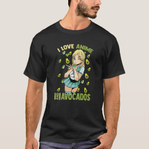 Niedlich Kawaii - I Liebe Anime and Avocados - Ota T-Shirt