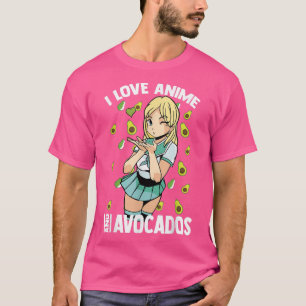 Niedlich Kawaii I Liebe Anime und Avocados Otaku G T-Shirt