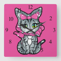Niedlich Kawaii Kitten mit einem Glitzer Rosa Hint