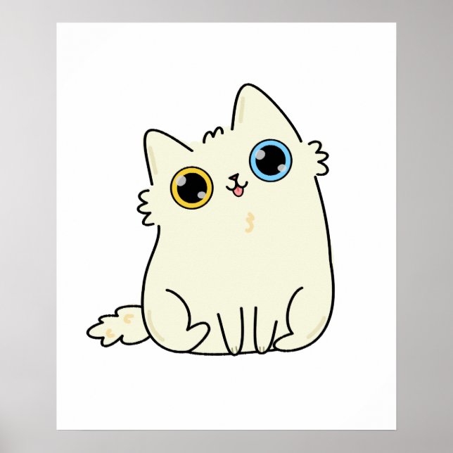 Niedlich Kawaii Kitty Cat Poster (Vorne)