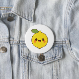 Niedlich Kawaii Lemon Button