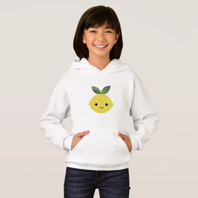 Niedlich Kawaii Lemon Hoodie (Vorne ganz)