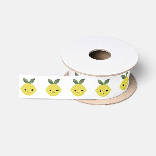 Niedlich Kawaii Lemon Satinband (Spule)
