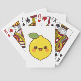Niedlich Kawaii Lemon Spielkarten
