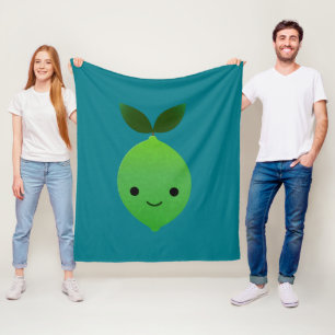 Niedlich Kawaii Limon Fleecedecke