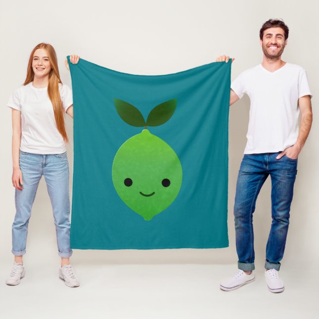 Niedlich Kawaii Limon Fleecedecke (Beispiel)
