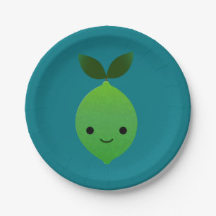 Niedlich Kawaii Limon Pappteller