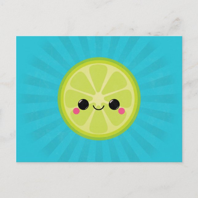 Niedlich Kawaii Limon Postkarte (Vorderseite)