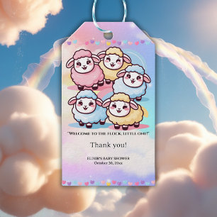 Niedlich Kawaii Little Lamb Baby Dusche Geschenkanhänger