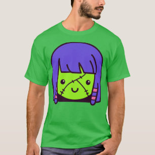 Niedlich Kawaii Mummy Zombie Girl Toon T-Shirt