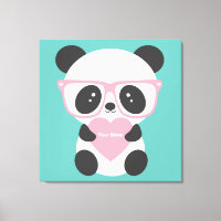 Niedlich Kawaii Panda Bear Pink Herz