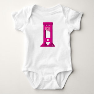 Niedlich Kawaii Pink Guillotine Baby ChopChop Strampler