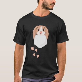 Niedlich Kawaii Pocket Bunny Egg Happy Ostersonnta T-Shirt
