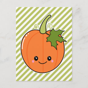 Niedlich Kawaii Pumpkin Postkarte