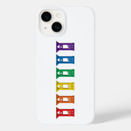 Niedlich Kawaii Rainbow Guillotine iPhone 14 Fall Case-Mate iPhone 14 Hülle