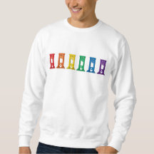 Niedlich Kawaii Rainbow Guillotine Pride Sweatshir
