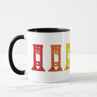 Niedlich Kawaii Rainbow Guillotines 2 Töne Kaffee Tasse