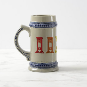 Niedlich Kawaii Rainbow Guillotines stein - Chop C Bierglas