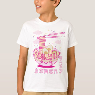 Niedlich Kawaii Ramen Anime Noodles Ramen Girls, T T-Shirt