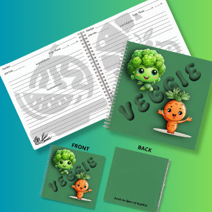 Niedlich Kawaii Rezepte Green Notizbuch