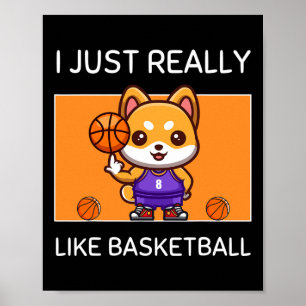 Niedlich Kawaii Shiby Inu I einfach wie Bysketbyl Poster