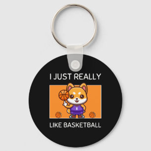 Niedlich Kawaii Shiby Inu I einfach wie Bysketbyl Schlüsselanhänger