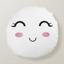 Niedlich Kawaii Smile Pillow
