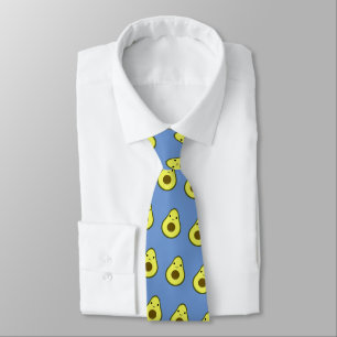 Niedlich Kawaii Smiling Avocado Krawatte