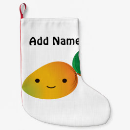 Niedlich Kawaii Smiling Mango Kleiner Weihnachtsstrumpf