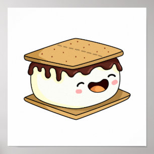 Niedlich Kawaii Smore Poster