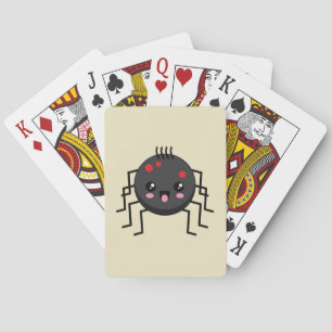 Niedlich Kawaii Spider Spielkarten