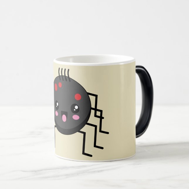 Niedlich Kawaii Spider Verwandlungstasse (VorderseiteRechts)