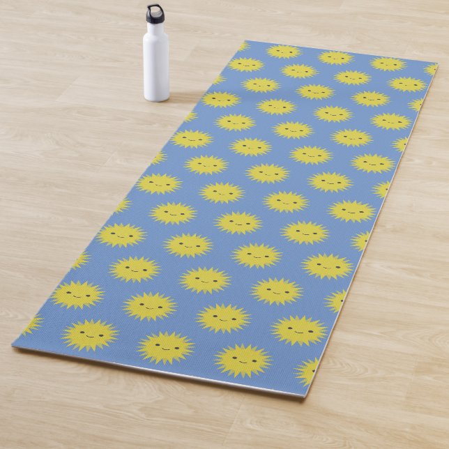 Niedlich Kawaii Sun Yogamatte (Beispiel)