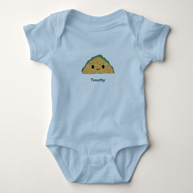 Niedlich Kawaii Taco Baby Strampler (Vorderseite)