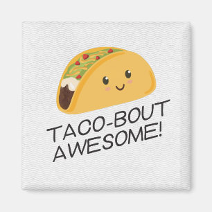 Niedlich Kawaii Taco Taco Phantastisch Magnet