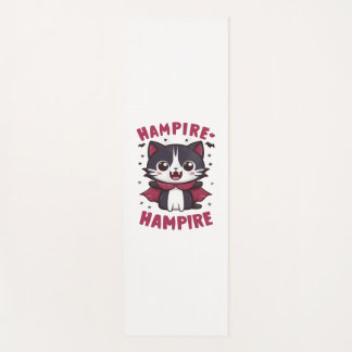 Niedlich Kawaii Vampire Cat Halloween Yogamatte