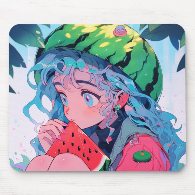 Niedlich Kawaii Watermelon Mousepad (Vorne)