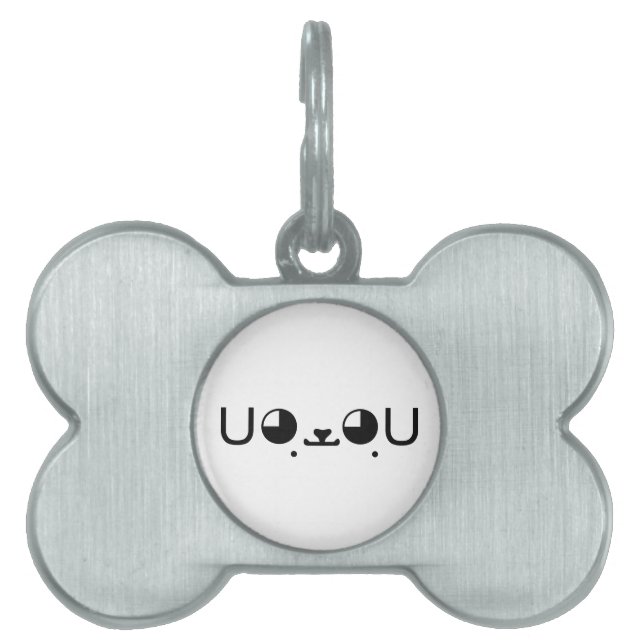 Niedlich Kawaii Welppy Dog Japanisch Kaomoji Emoti Tiermarke (Vorderseite)