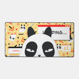Niedlich Kawaii Yellow Panda Bär Schreibtischunterlage