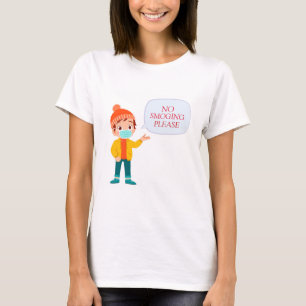 Niedlich Kein Rauchen Bitte gegen Smog schützen T-Shirt