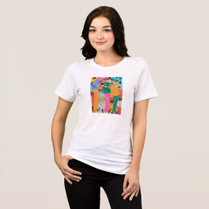 Niedlich Kenyan Art Summer Joy Dance Tri-Blend Shirt