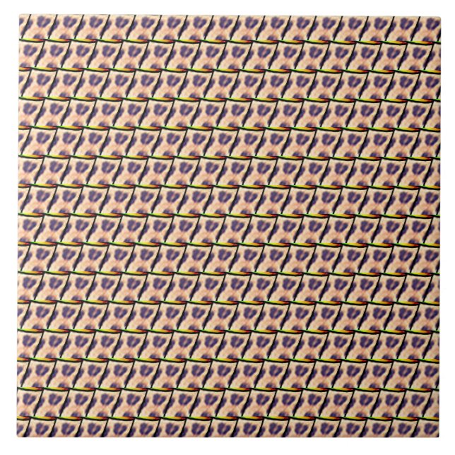 Niedlich Kenyan Leopard Pattern Fliese (Vorderseite)