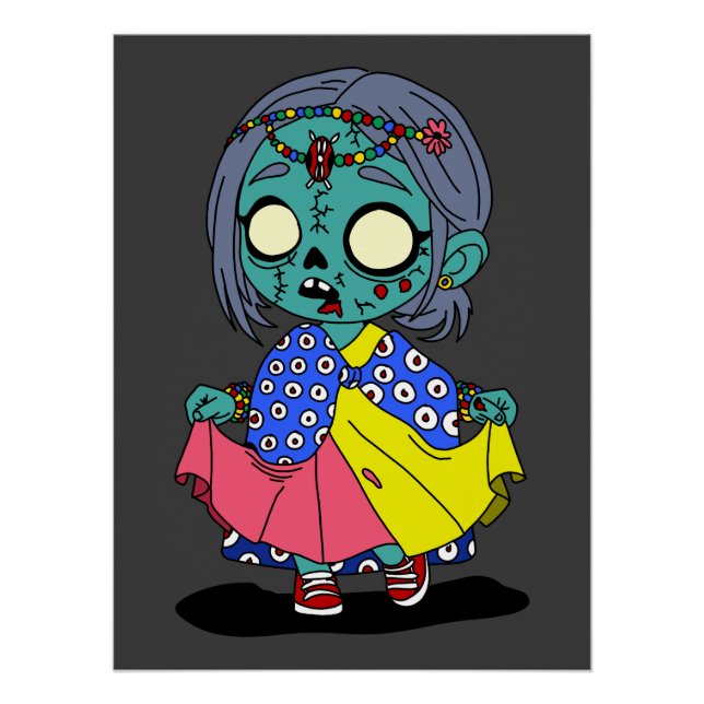 Niedlich Kenyan Zombie Poster (Vorderseite)