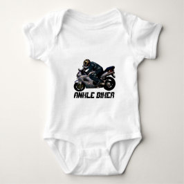 Niedlich Kid's Ankle Biker Motorbiker Design Baby Strampler