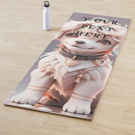Niedlich Kids Chibi Golden Retriever Puppy Custom Yogamatte