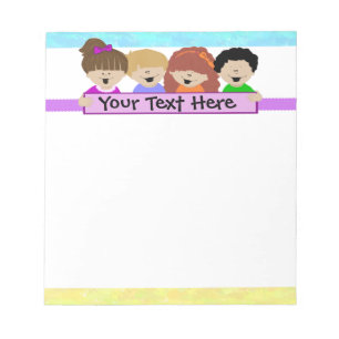 Niedlich Kids Daycare Notepad Notizblock