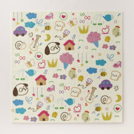 Niedlich Kids Doodle Muster