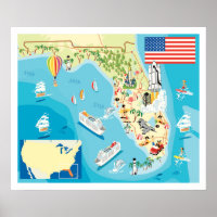 Niedlich Kids Florida Map