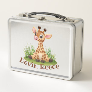Niedlich Kids Giraffe Custom Lunchbox