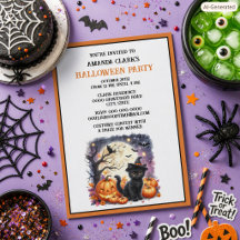 Niedlich Kids Kostüm Halloween-Party Einladung